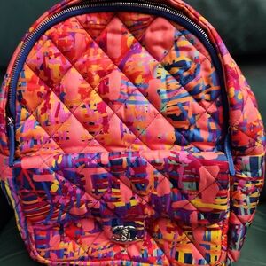 CHANEL Multicolor Quilted Foulard Backpack